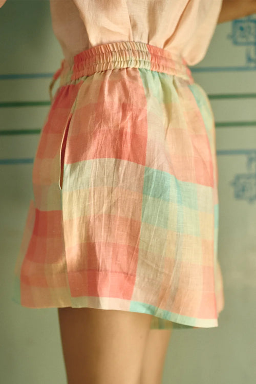 Odra Check Shorts