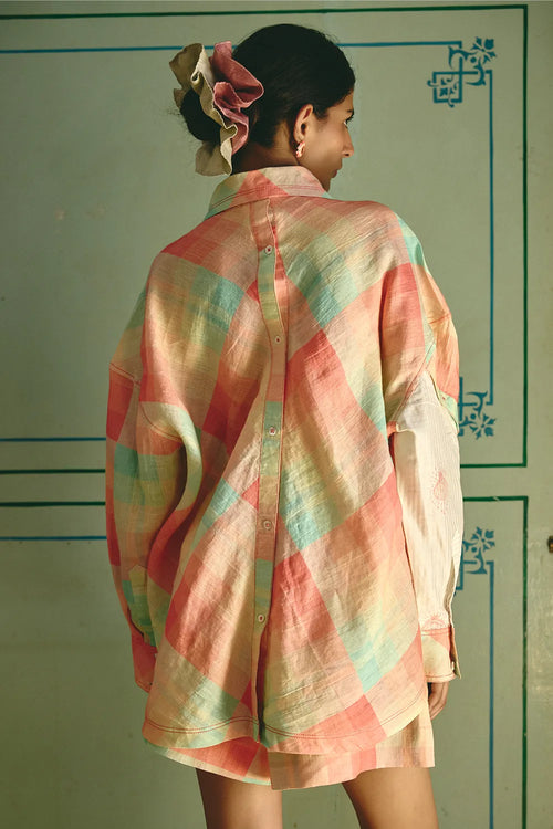 Kelly Bias Panelled Ivory Shirt
