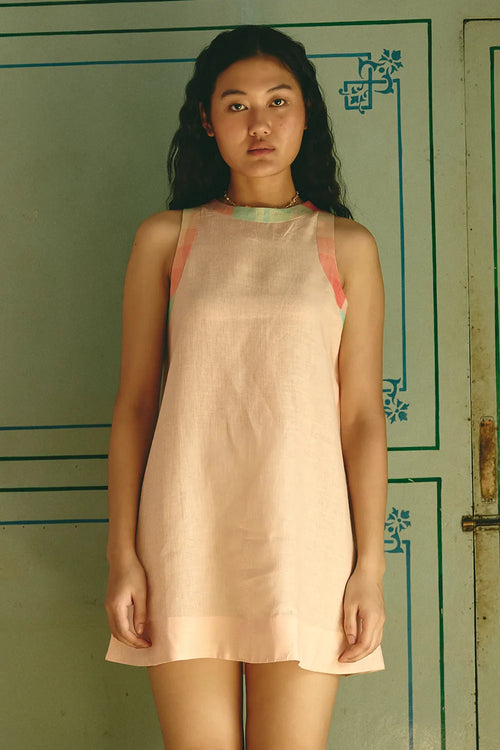 Ana Peach Dress