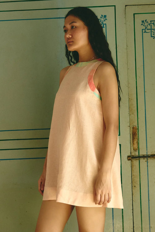 Ana Peach Dress