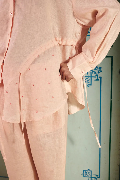 Kora String Peach Shirt