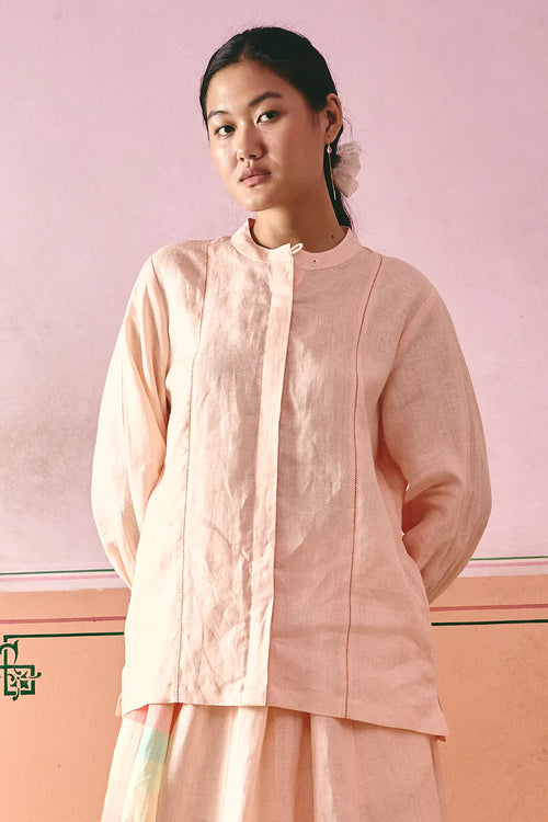 Nina Peach Shirt