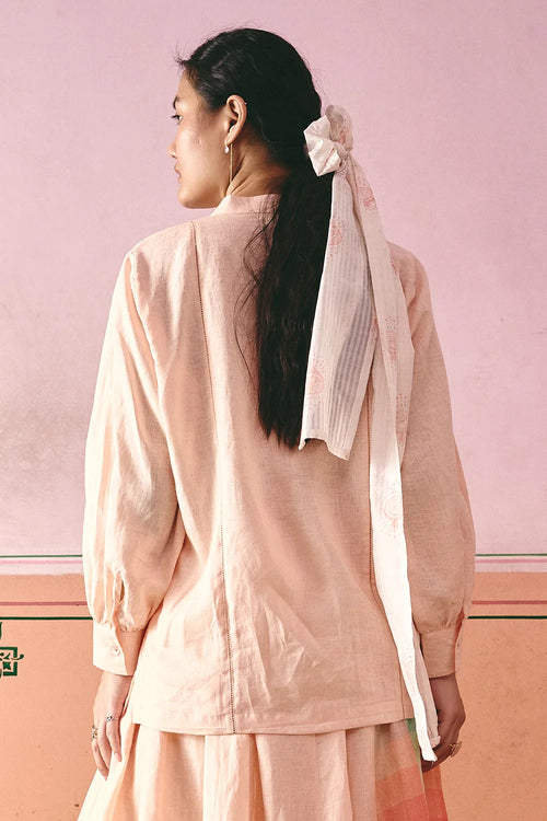 Nina Peach Shirt