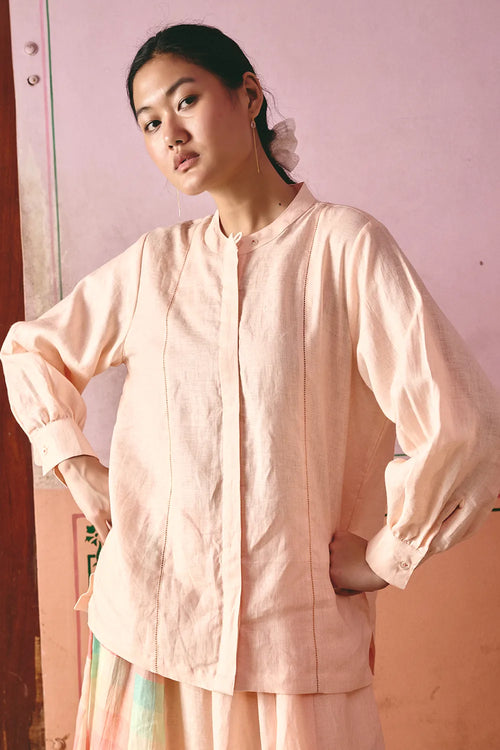 Nina Peach Shirt
