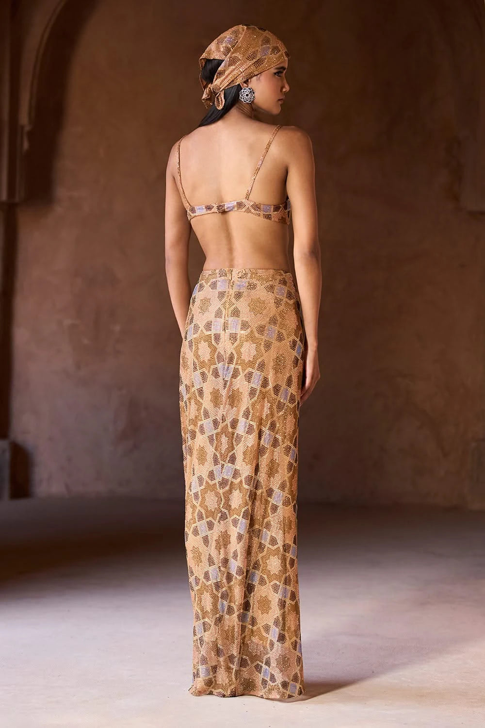 Safa Cape and Skirt Set