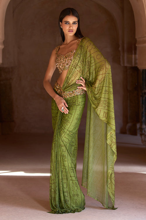 Tiaa Saree Set