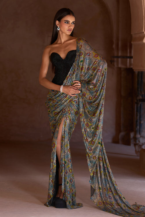 Sana Corset Saree Set