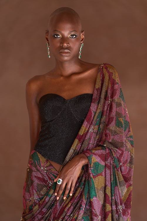 Yasmeen Corset Saree Set