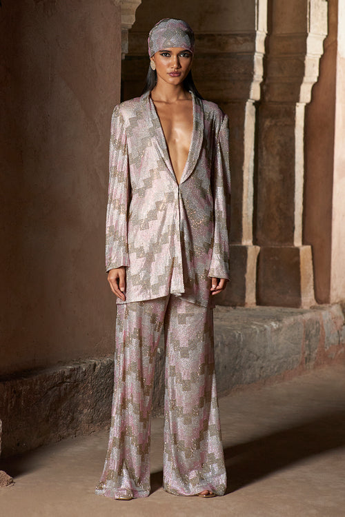 Farhana Blazer and Pants Set