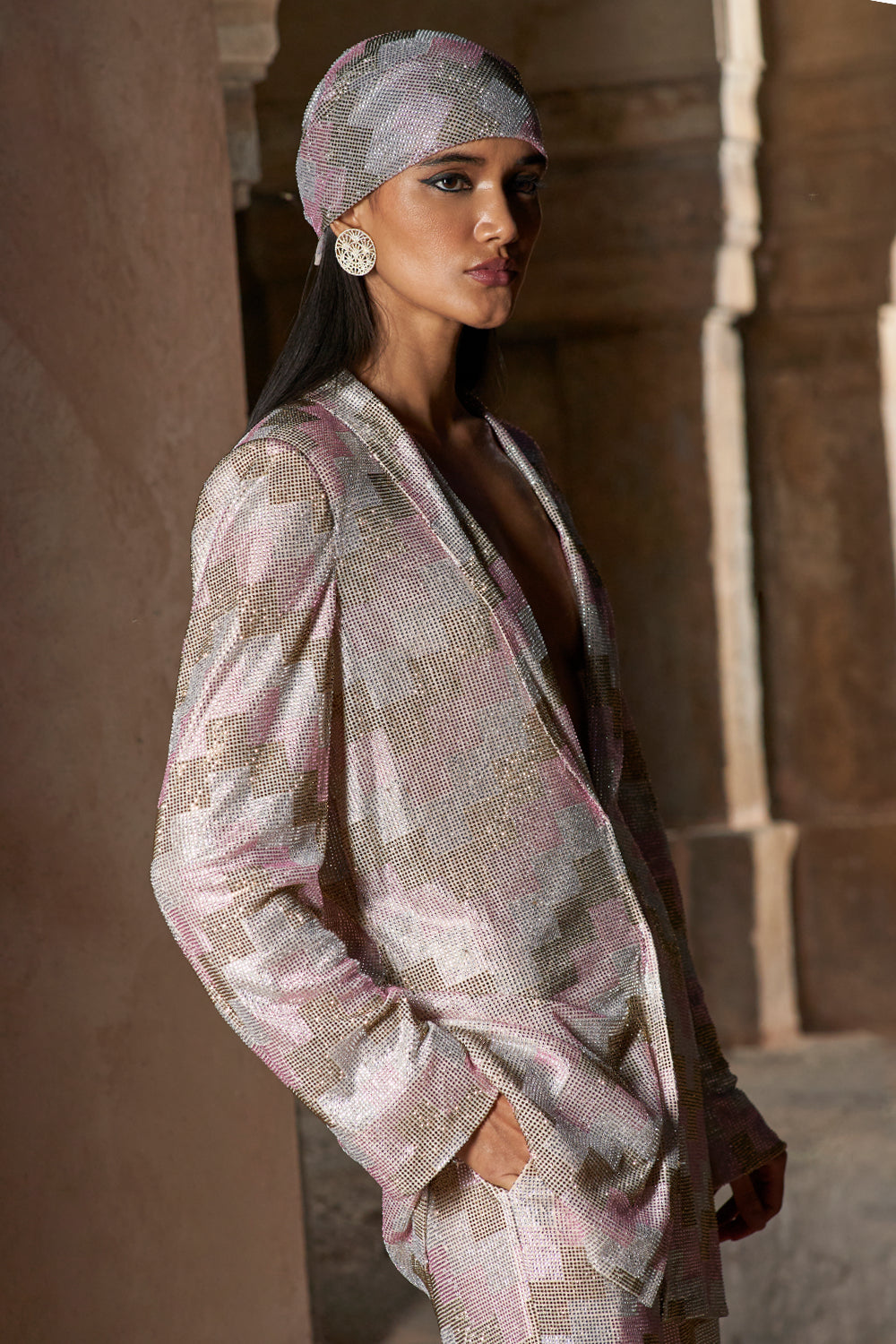 Farhana Blazer and Pants Set