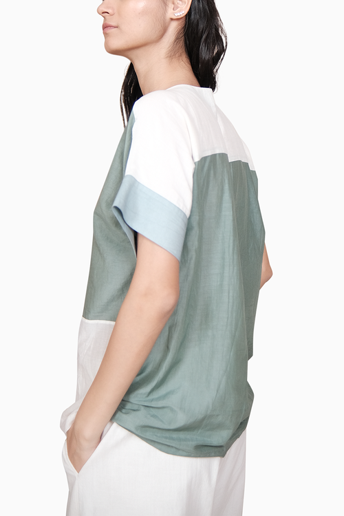 Color-Blocked Shirt