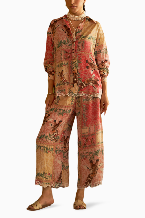 Cleo Shirt and Palazzo Set