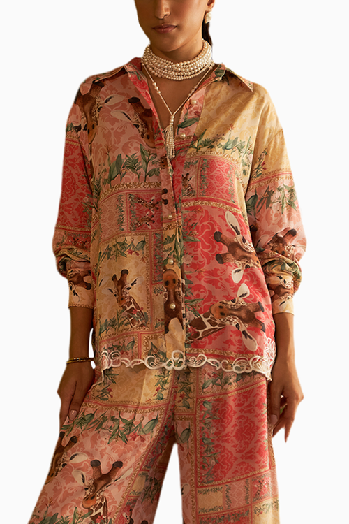 Cleo Shirt and Palazzo Set