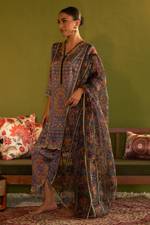 Keerat Neel Tunic Set