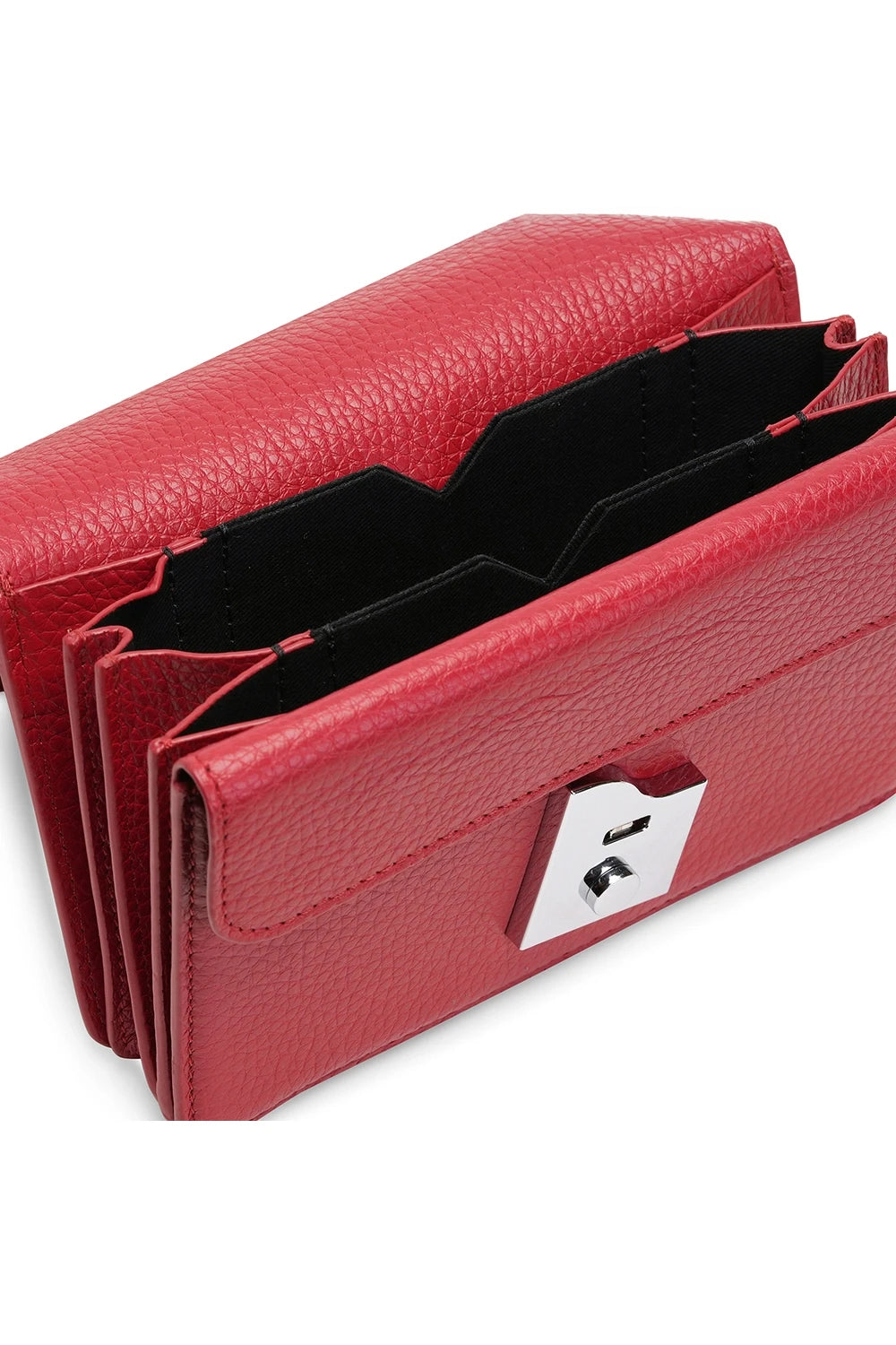 Simone Pebble Red Mini Accordion Bag