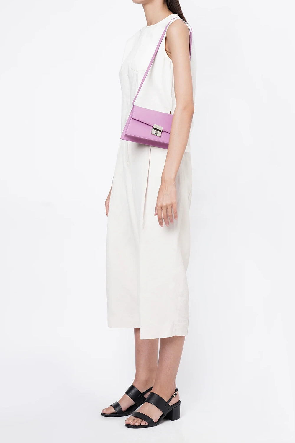 Simone Milled Orchid Mini Sling Bag