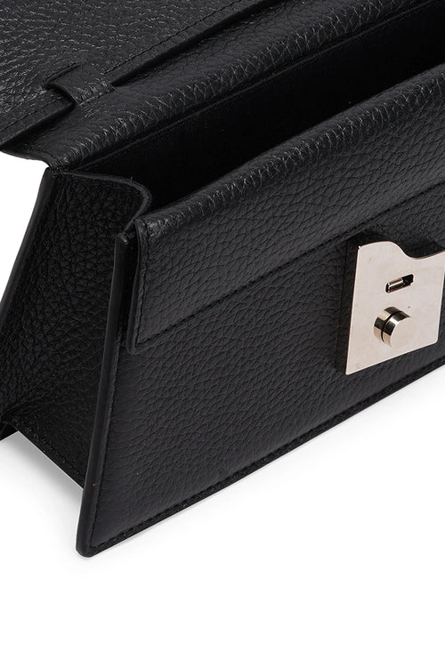Simone Pebble Black Mini Sling Bag