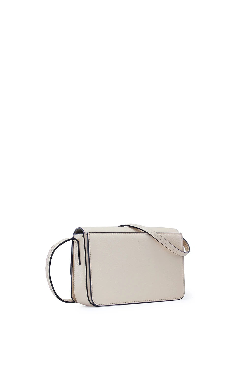 Simone Pebble Bone Mini Curve Crossbody Bag