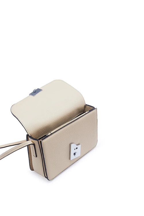 Simone Pebble Bone Mini Curve Crossbody Bag