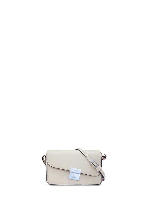 Simone Pebble Bone Mini Curve Crossbody Bag