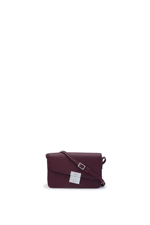Simone Pebble Navy Mini Curve Crossbody Bag