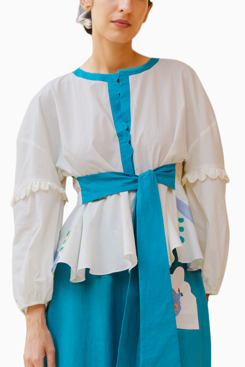 Puff Sleeve Lounge Top