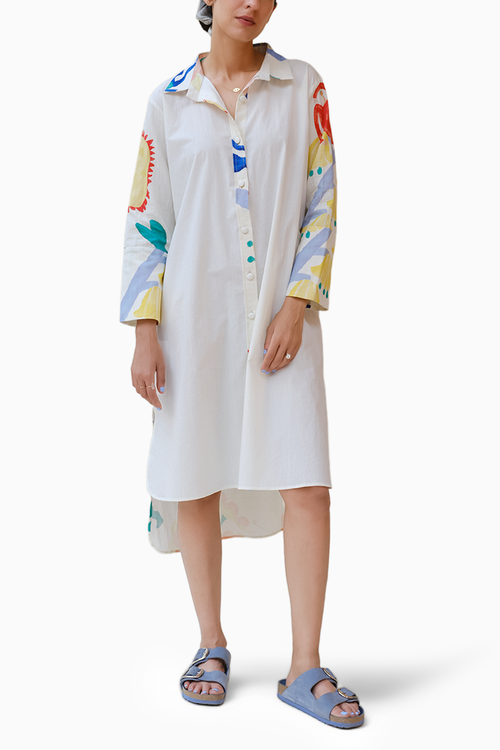 Summer Child Printed Shirt Dress