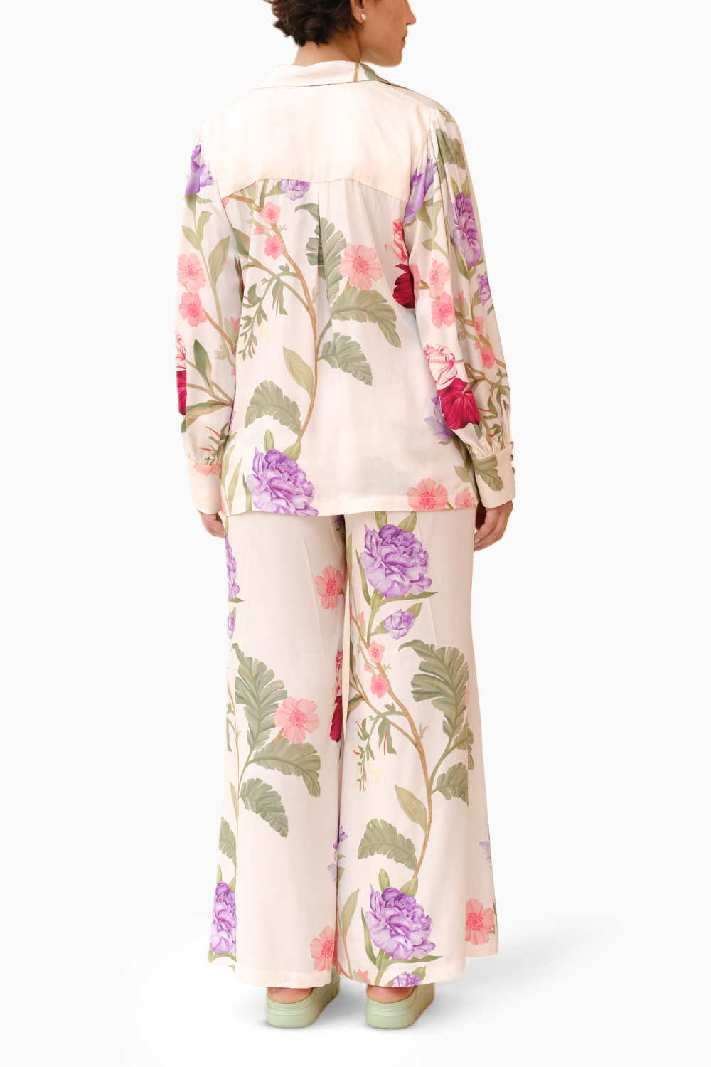 Ivory Floral Dream PJ Co-ord Set