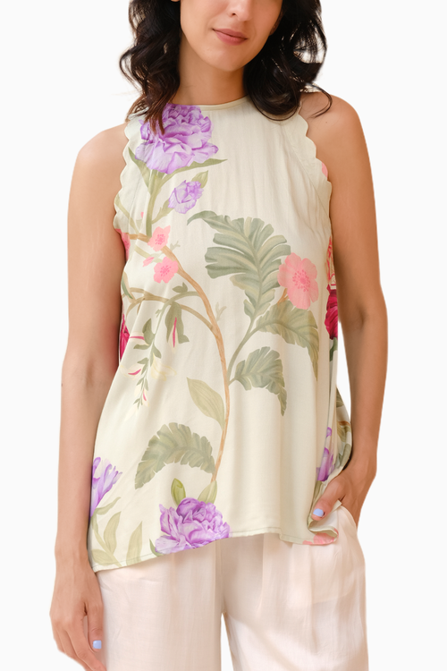 Sage Dream Back Knot Top