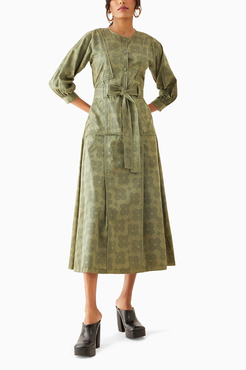 Silvie Sage Dress