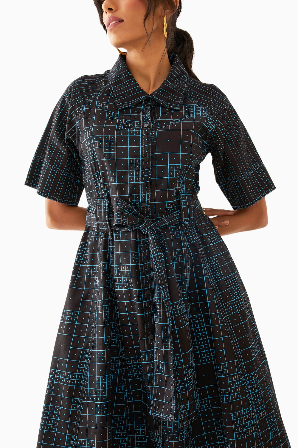 Plume Black Dress