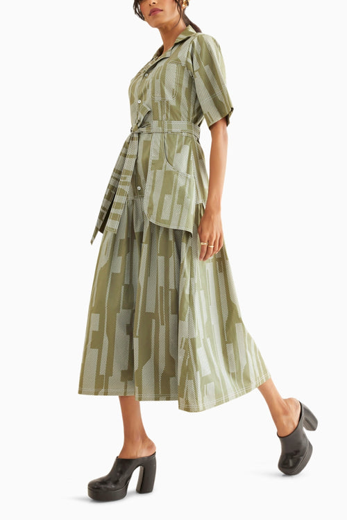 Tahiti Sage Dress