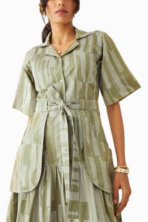 Tahiti Sage Dress