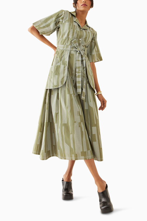 Tahiti Sage Dress