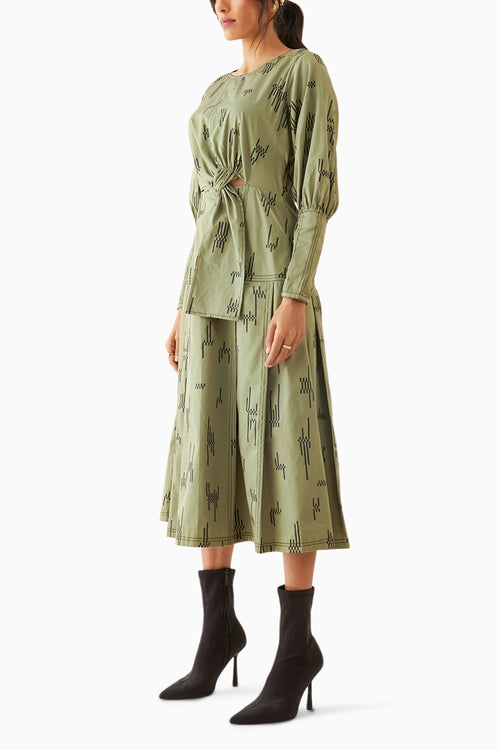 Lana Sage Dress