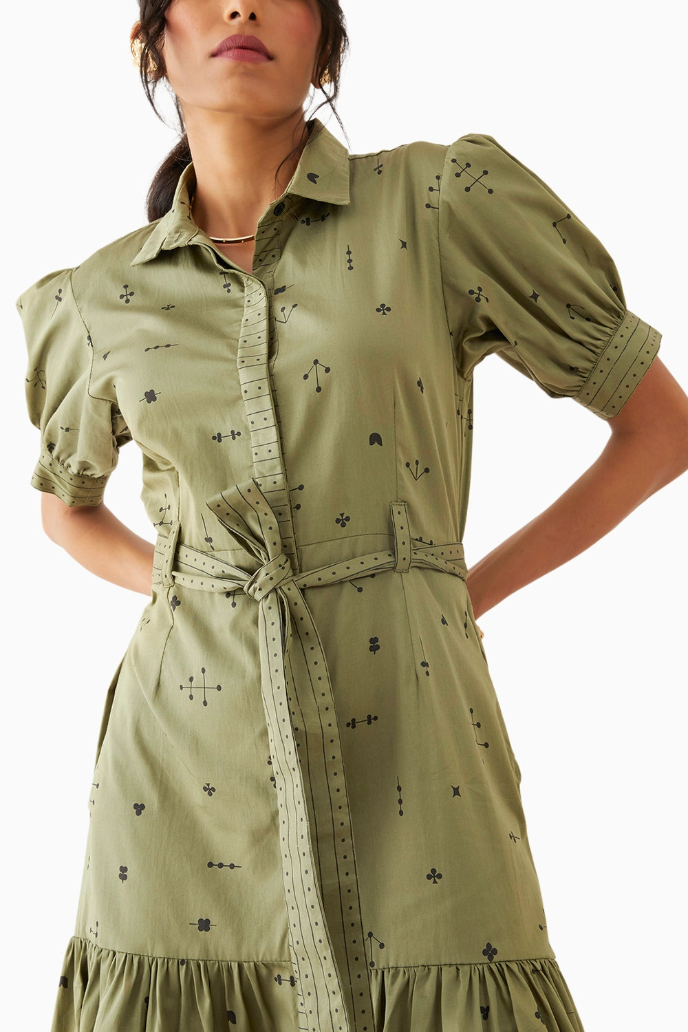 Leni Sage Dress