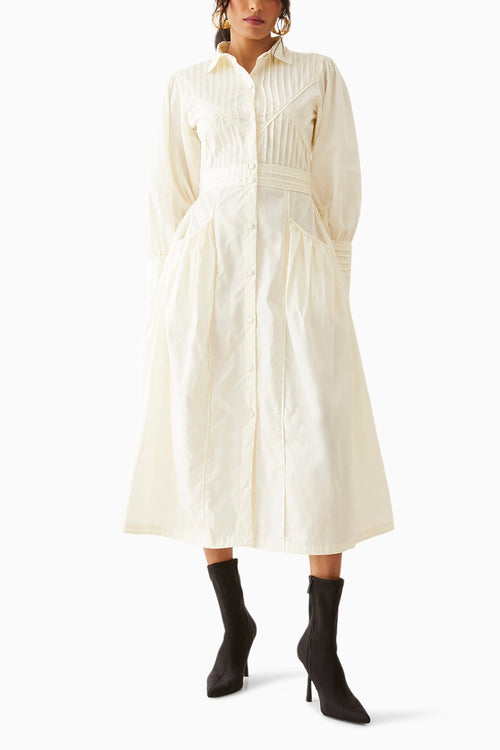 Noah Off White Dress