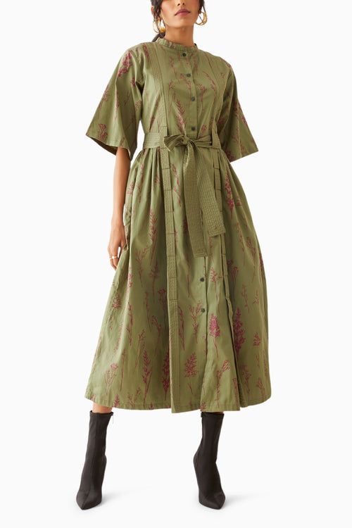 Malta Sage Dress
