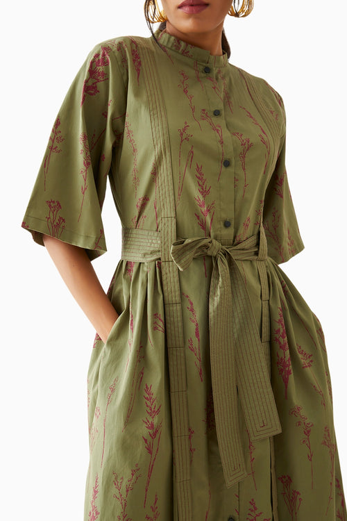 Malta Sage Dress