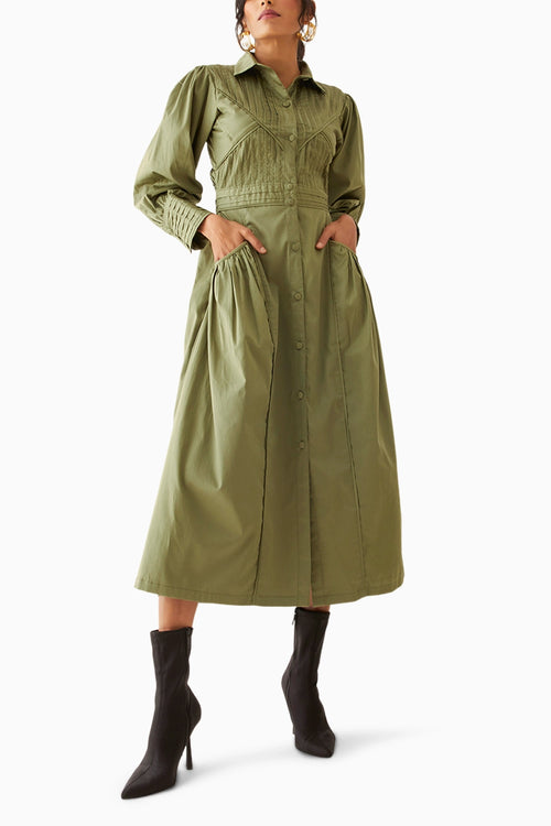 Noah Sage Dress
