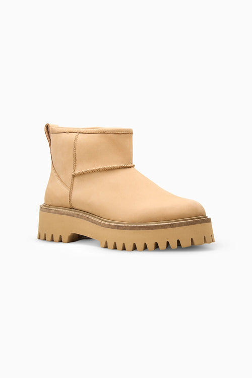 Snow Boot Camel Ankle Boot