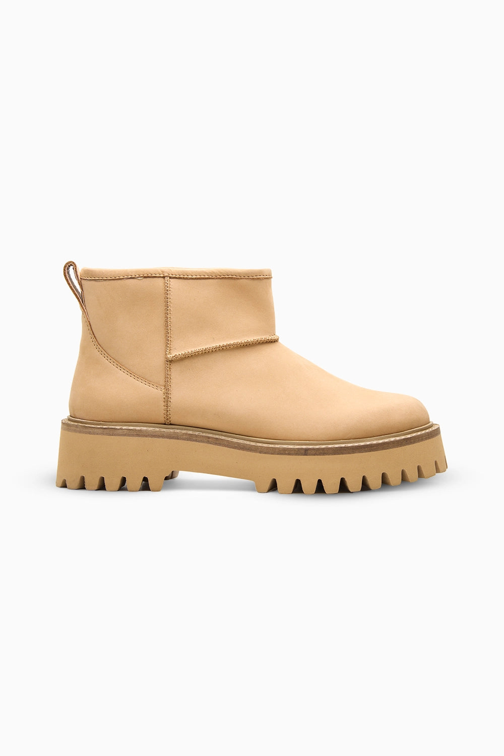 Snow Boot Camel Ankle Boot