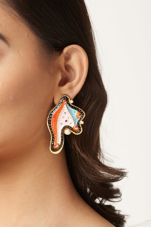Amoeba Earrings