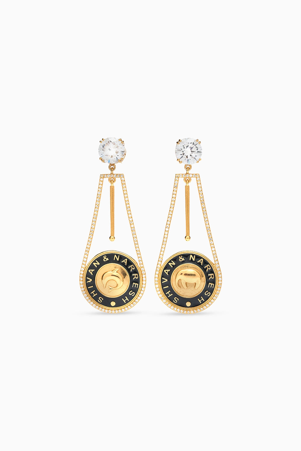 Numisma Pendulum Earrings