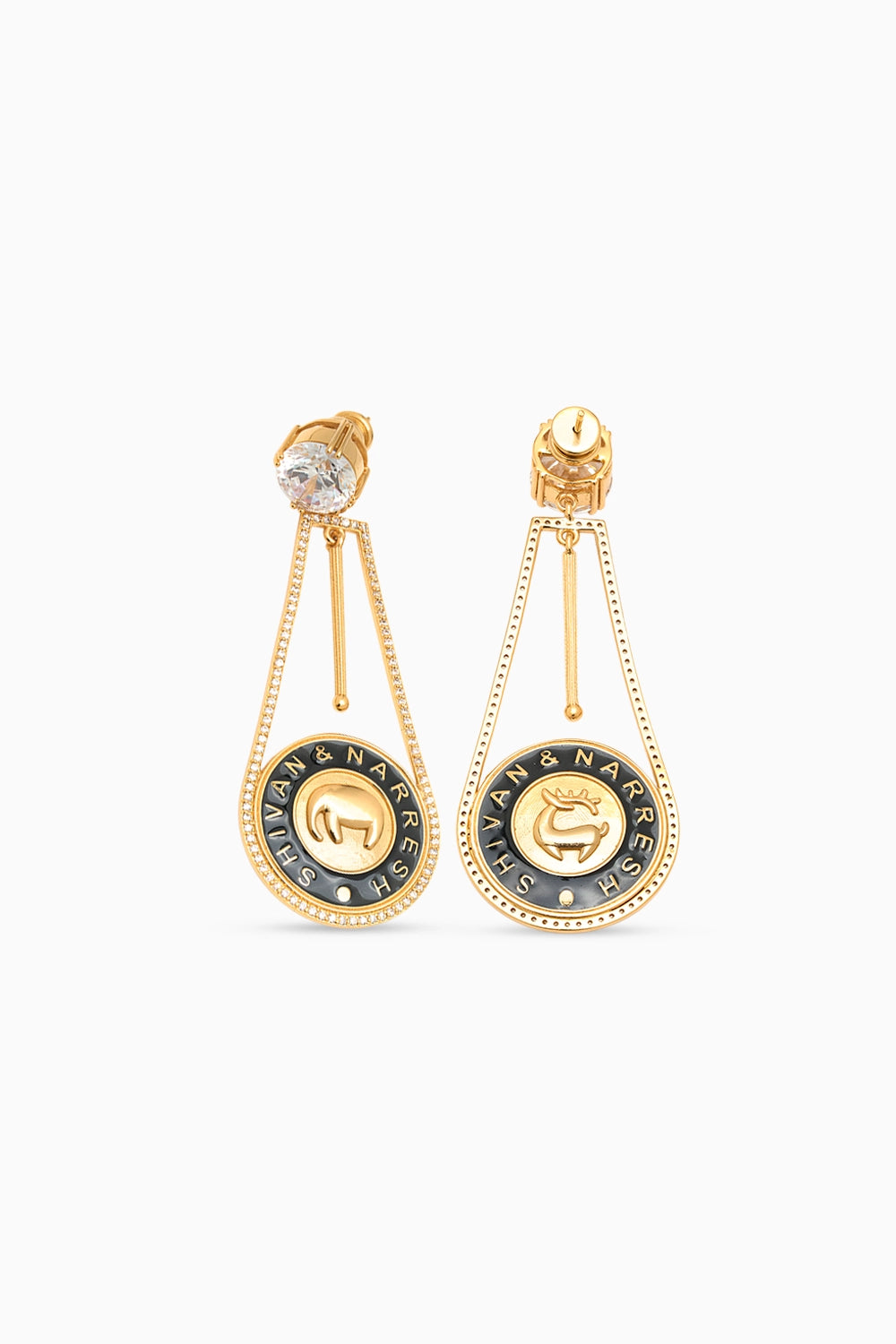 Numisma Pendulum Earrings