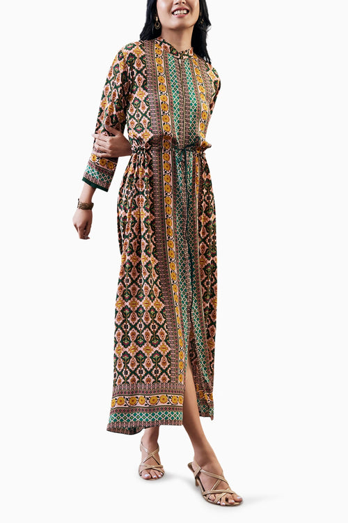 Taahira Printed Long Dress