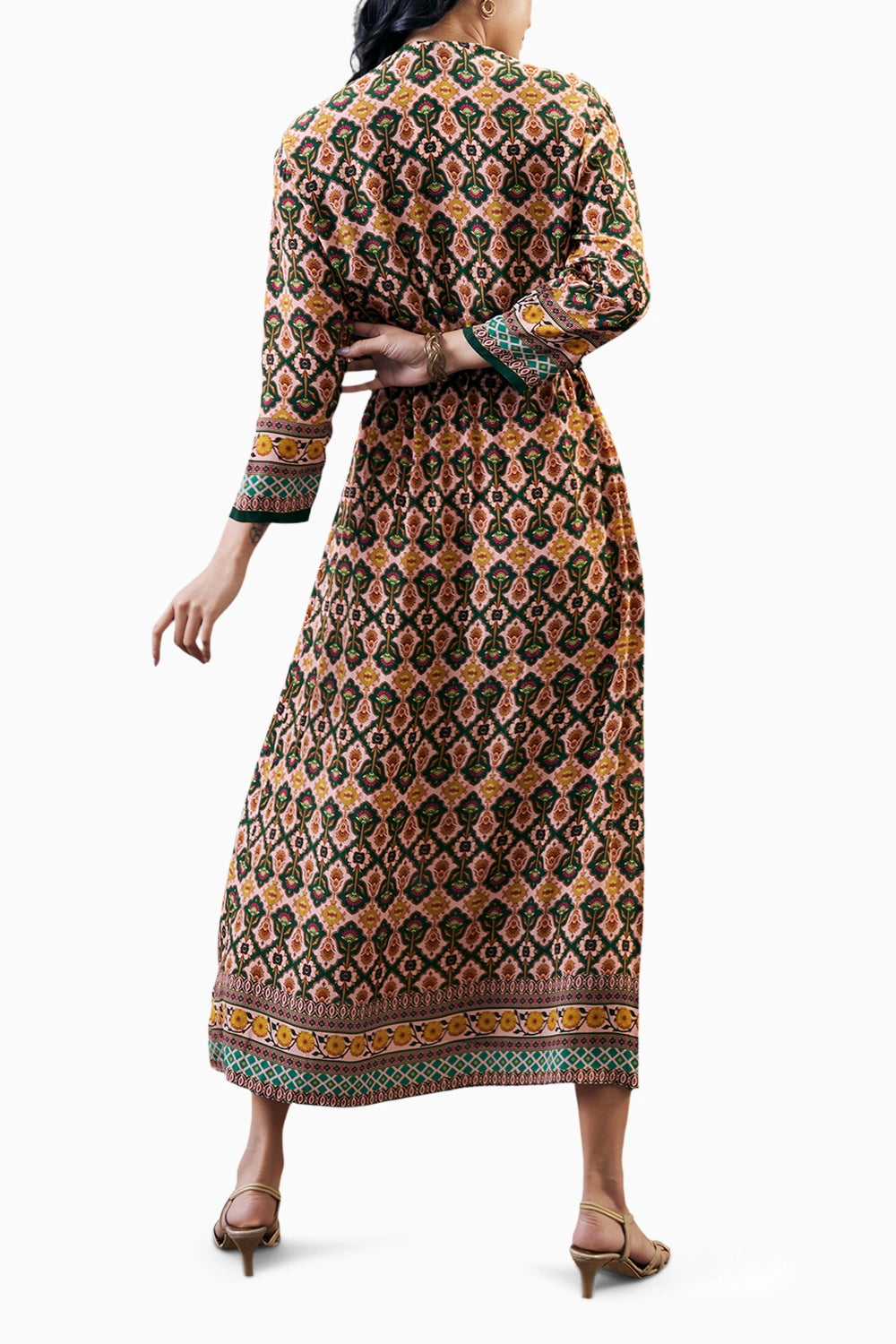 Taahira Printed Long Dress