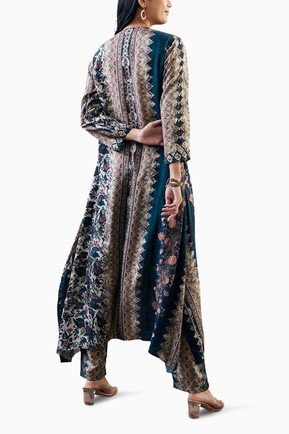 Dilara Embroidered Blue Kurta Set