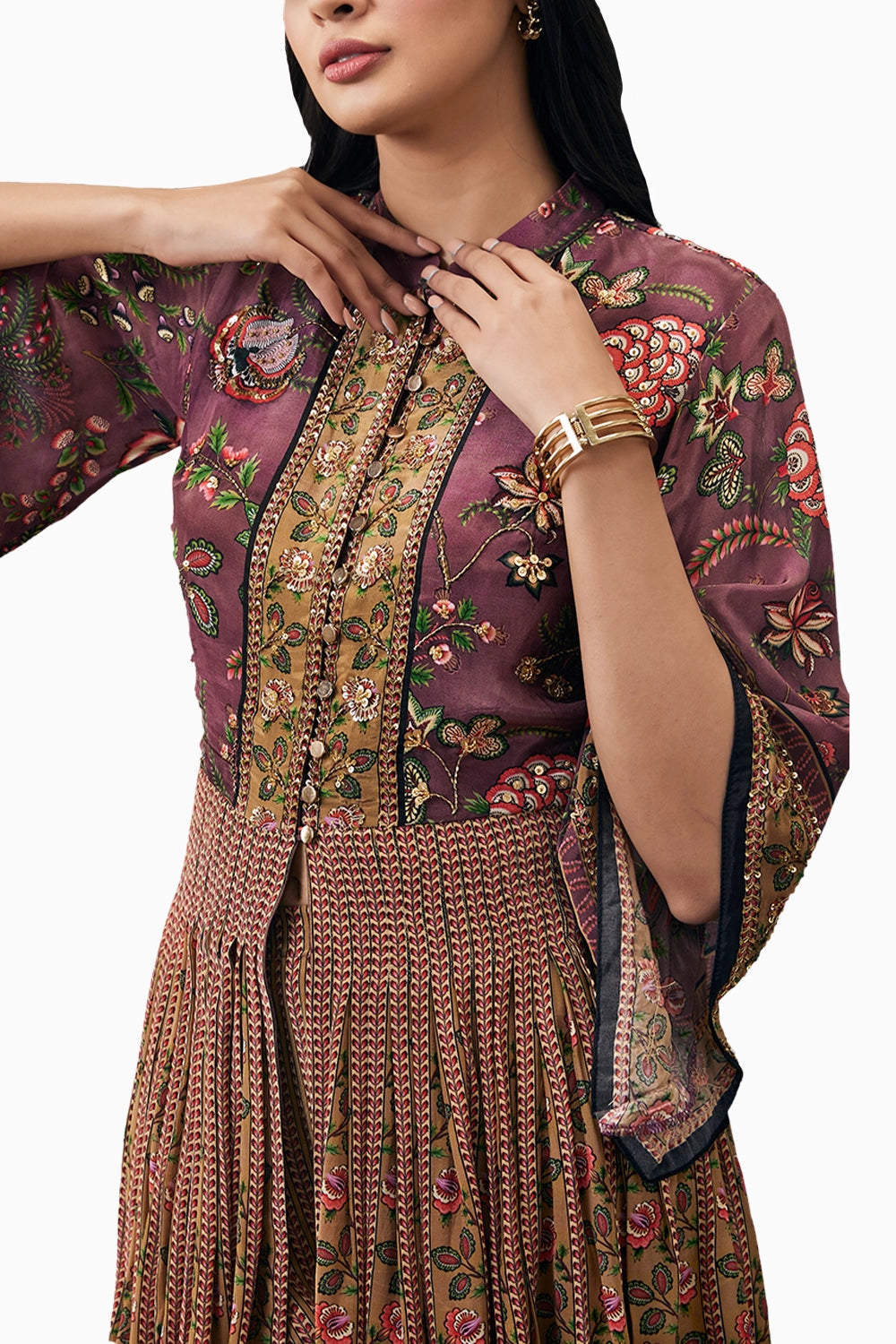 Mehr Embroidered Pink Kurta Set