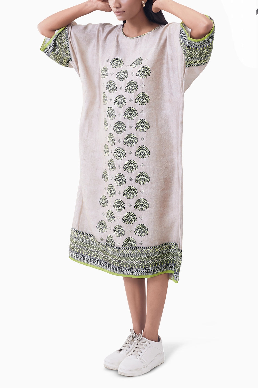 Ela Printed Kimono Dress